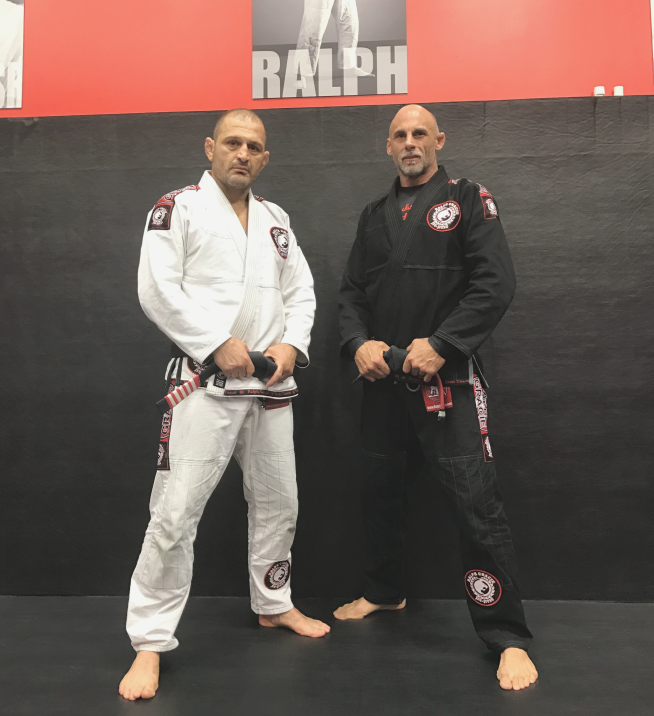 Brazilian Jiu Jitsu legend Ralph Gracie with Kevin Bellard