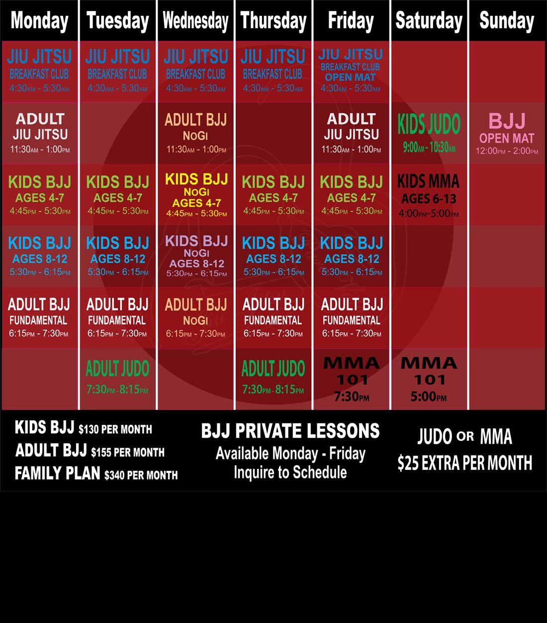 Find top Jiu Jitsu and Self Defense lessons in Baton Rouge and Central LA